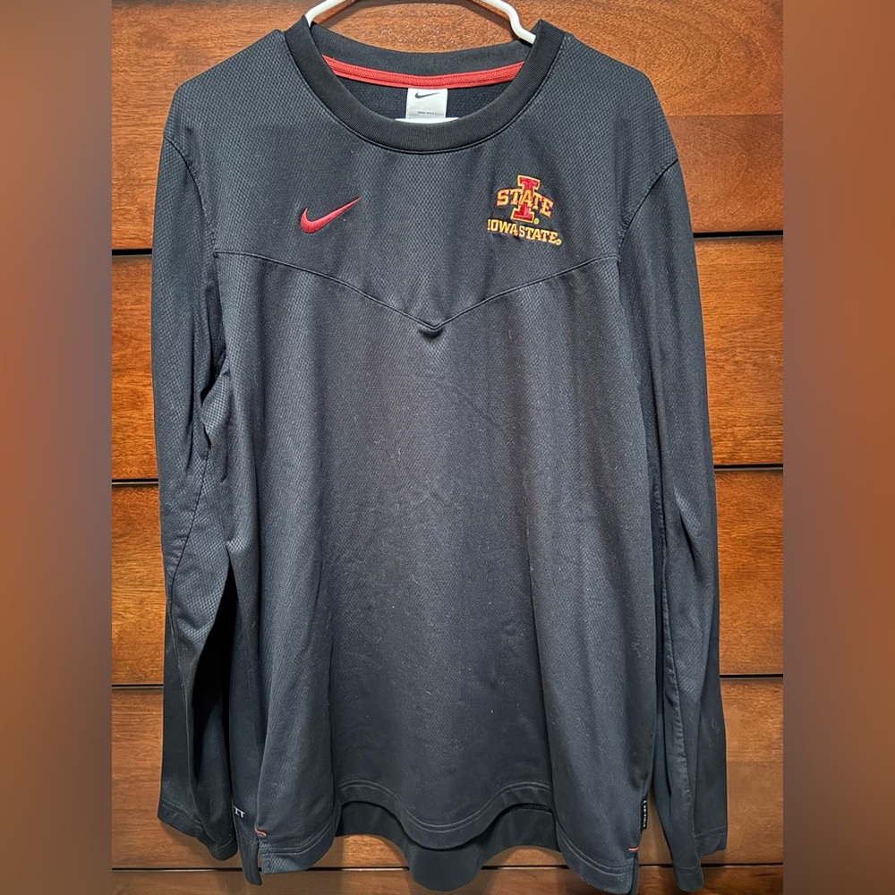 Nike Dri Fit Iowa State Cyclones Long Sleeve Shirt Size Large